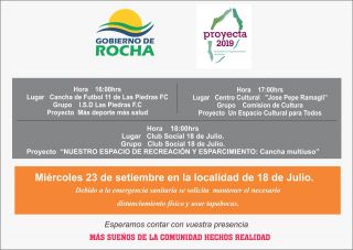 Invitación cierre de Proyecta